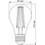 LED лампа Titanum Filament A60 7W E27 2200K бронза (TLFA6007272A) - мініатюра 3