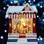 Нічник новорічний Xmas WDL-24058 Різдвяного магазина нічник з ефектом снігового вихору від батарейок - мініатюра 2