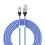 Кабель Baseus CoolPlay Series Fast Charging Cable USB to Lightning 2.4A 1m CAKW000403 Blue - мініатюра 1