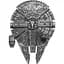 Брошка Falcon Корабель Сокіл Тисячоліття Millennium Falcon Зоряні війни Star Wars SW 16.72 - мініатюра 1