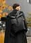 Чоловічий рюкзак ролл Sambag RollTop KZN чорний 41 х 27 х 18 см (24300001m) - мініатюра 1