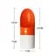 Поїлка портативна для собак Moestar Rocket Pet Cup 230ml White/Orange - мініатюра 2