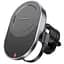 Автотримач з БЗП Hoco HW12 Guardian magnetic (air outlet) Black / Gray - мініатюра 1