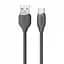 Кабель Baseus Jelly Liquid Silica Gel Fast Charging Cable USB to Type-C 100W 1.2m CAGD010001 Black - мініатюра 2