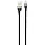 Дата кабель USB 2.0 AM to Lightning 1.0m 2.4A double-side grey XO (NB188-L-1-GR) - мініатюра 1