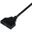 Кабель-розгалужувач Atcom HDMI - 2хHDMI (M/F), 0.1 м, Black (10901) - мініатюра 1