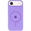 Чехол Epik Silicone Case Full Protective (AA) V2 with MagSafe для Apple iPhone 17 Air (6.5) Сиреневый / Dasheen - миниатюра 2
