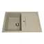 Кухонная мойка Adamant FORT avena 770x495x200 мм, с крылом 77 см - миниатюра 2