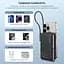 Повербанк 10000mAh Choetech B735 Black QC3.0 PD3.0 бездротова магнітна зарядка, вбудований кабель, підставка (43-00149) - мініатюра 7