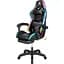 Кресло геймерское Kruger&Matz GX-150 с подставкой для ног с подсветкой RGB - миниатюра 1