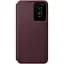 Оригінальний чохол-книжка Samsung Smart Clear View Cover для Galaxy S22 Ultra (S908) Burgundy EF-ZS908CEEGRU duplication - мініатюра 1