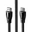 Кабель мультимедійний HDMI M to HDMI M 2.0m braided HD140 black Ugreen (80403) - мініатюра 2