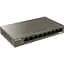 Комутатор Tenda TEF1109P-8-63W (1xFE+8xFE PoE, 58Вт max) (TEF1109P-8-63W) - мініатюра 2