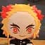 М'яка іграшка Клинок розсікаючий демонів Кедзюро Demon Slayer Kimetsu no Yaiba Kyoujurou 20 см P DS 25 - мініатюра 3