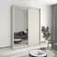 Шафа-купе дводверна MebelStar Уні AL ДСП/Дзеркало 180x60x240 см Кашемір (MBS-3979) - мініатюра 1
