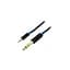 Кабель мультимедійний 3.5mm M to 6.35mm M 0.5m black Vention (BABBD) - мініатюра 1
