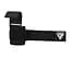 Гаки для тяги на зап'ястя RDX W5 Gym Hook Strap Black Plus (WAN-W5B+) - мініатюра 3