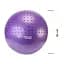 М'яч для фітнесу (фітбол) Cornix 65 см напівмасажний Anti-Burst Violet XR-0476 - мініатюра 6