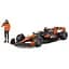 Автомодель с фигуркой Bburago McLaren MCL38, 1:24 в ассортименте (18-28040) - миниатюра 2