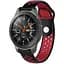 Ремінець BeWatch sport-style для Samsung Galaxy Watch 46 мм Чорно-Червоний (1020113) - мініатюра 1