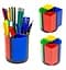 Склянка для ручок COLOR-IT 468 пластикова 10х10х11 см - мініатюра 3