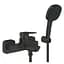 Смеситель для ванны Grohe Cubeo 1018142430 Черный матовый - миниатюра 1