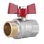 Кран кульовий SD Plus 1" ВЗ для води (метелик) SD607NW25PN40 - мініатюра 1