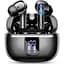 Бездротові навушники, Bluetooth 5.4 навушники-вкладиші Bass Stereo, вкладиші з 4 мікрофонами ENC, 38 годин відтворення зі світлоді - мініатюра 1