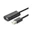 Дата кабель USB 2.0 AM to AF 10.0m Active black Ugreen (10321) - мініатюра 1