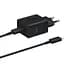 Мережевий зарядний пристрій Samsung Black, 45W + кабель USB Type-C (EP-T4511XBEGEU) - мініатюра 4