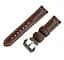Кожаный ремешок Primolux F001 Steel buckle для часов Samsung Galaxy Watch 3 41 мм (SM-R850) Brown - миниатюра 2