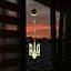 Светодиодная гирлянда светильник набор фигурок «Украинский трезубец» 10 лед с батарейками на окно - миниатюра 2