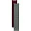 Ремінець Silicone Link Magnetic Samsung Galaxy Watch 22 мм Gray-Bordo - мініатюра 1
