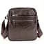 Шкіряний маленький чоловічий месенджер коричневий Tiding Bag M56-0187C - мініатюра 1