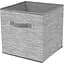 Кошик Idea Home NP-104L Grey 30x30x30 см сірий (NP-104L квад. ткан. Grey) - мініатюра 1