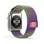 Ремінець Creasted для годинника Milanese loop steel bracelet Apple watch, 42 44 мм Oil rainbow - мініатюра 2