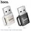 Переходник Hoco UA31D USB male to Type-C female USB 2.0 adapter черный - миниатюра 5