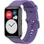 Ремешок DK для Huawei Watch Fit / Fit SE Silicone Sport Full Light Classic (viola) - миниатюра 1