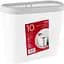 Ведро для мусора MBM My Home узкое без крышки 10 л белое (BIN-08 10L WHITE) - миниатюра 2