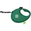 Повідець-рулетка для собак Waudog R-leash з контейнером для пакетів, світловідбивна стрічка, S, до 12 кг, 3 м, зелений - мініатюра 1
