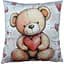 Подушка декоративна Lelit Bear Heart 45х45 см (le2000000300573) - мініатюра 1