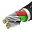Кабель Baseus Tungsten Gold Cable USB to Type-C/Lightning/MicroUSB 3.5A 1.5m CAMLTWJ-01 Black - миниатюра 6