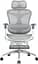 Офісне крісло Sihoo DORO C300 Pro Mesh White with footrest (DORO-C300-PRO-M102-JT) - мініатюра 1