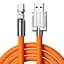 Зарядний кабель USB Type-C із обертанням на 180 градусів 2 метра - мініатюра 1