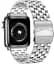 Браслет BeWatch для Apple Watch series 3/4/5/6 із шириною корпусу 38/40мм Quadro сталевий Сріблястий (1024405) - мініатюра 2