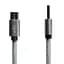 Дата кабель USB 2.0 AM to Micro 5P 1.0m Grey/Black Grand-X (FM02) - мініатюра 2