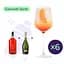 Коктейль Gamondi Spritz (набір інгредієнтів) х6 на основі Gamondi - мініатюра 1