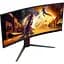 Монітор 34" AOC CU34G4 Curved UWQHD VA 180Hz (CU34G4) - мініатюра 3