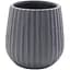 Ваза-кашпо МВМ My Home, 13 см, серая (DH-FLOWERS-25 S GRAY) - миниатюра 1