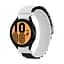 Ремешок для Samsung Galaxy Watch 5 Pro 45mm - бело-черный Watchbands NormalCloth ширина крепления 20мм нейлоновый (W24-5WB37687116) - миниатюра 2